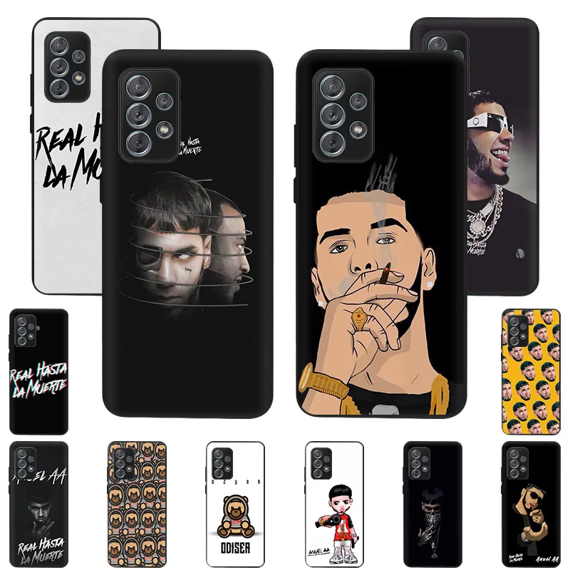

Anuel AA Soft Phone Case for Samsung Galaxy A72 A52 A32 A51 5G A50 A70 A71 4G A22 A21S A31 A40 A41 A11 A12 A20E A42 A7 A9 Cover