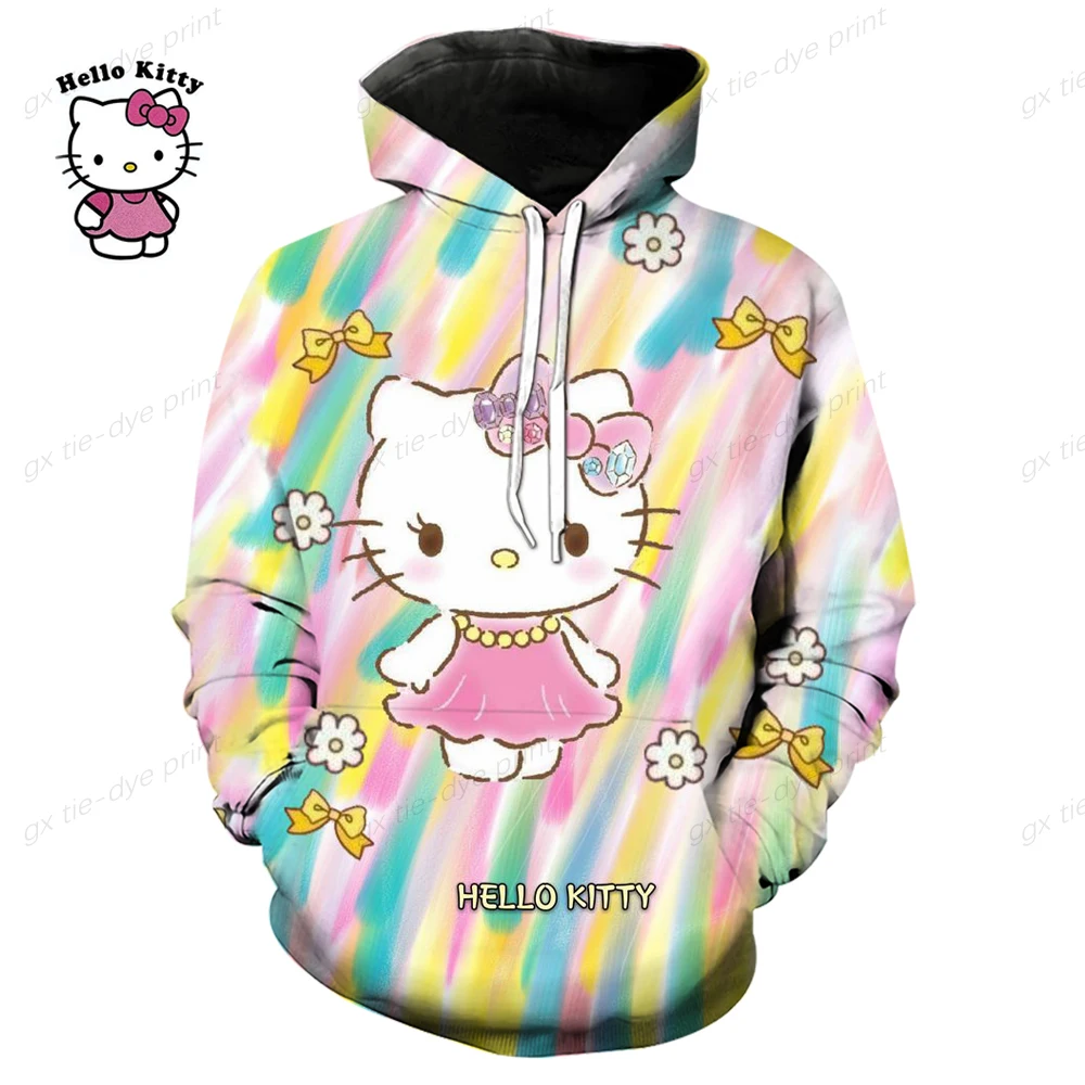 Hello Kitty Printed Sweatshirt Women's Children's Long Sleeve Sweatshirt Street Fashion Autumn Brand Cartoon Cute Pullover
Hello Kitty Printed Sweatshirt Women's Children's Long Sleeve Sweatshirt Street Fashion Autumn Brand Cartoon Cute Pullover