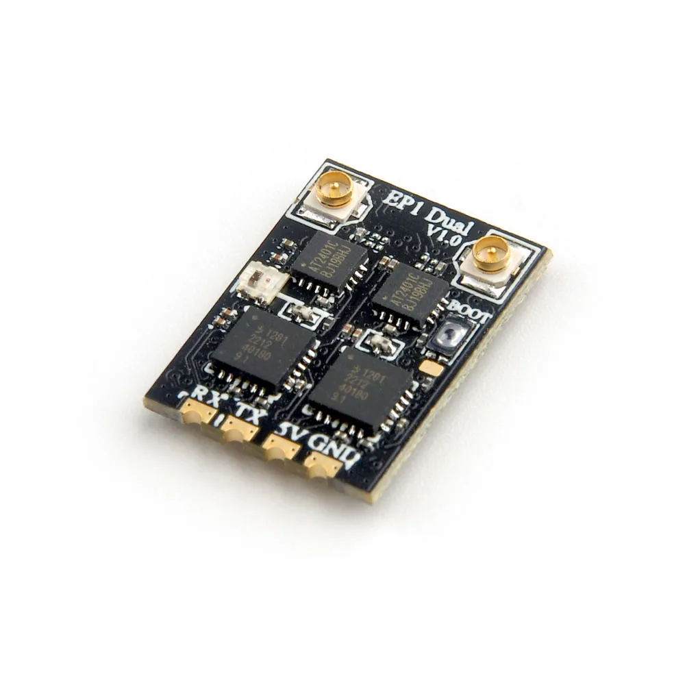 19X14mm HappyModel EP1 Dual 2.4GHz ExpressLRS ELRS True Diversity Receiver with RF Amps for FPV Freestyle Long Range DIY Parts
19X14mm HappyModel EP1 Dual 2.4GHz ExpressLRS ELRS True Diversity Receiver with RF Amps for FPV Freestyle Long Range DIY Parts