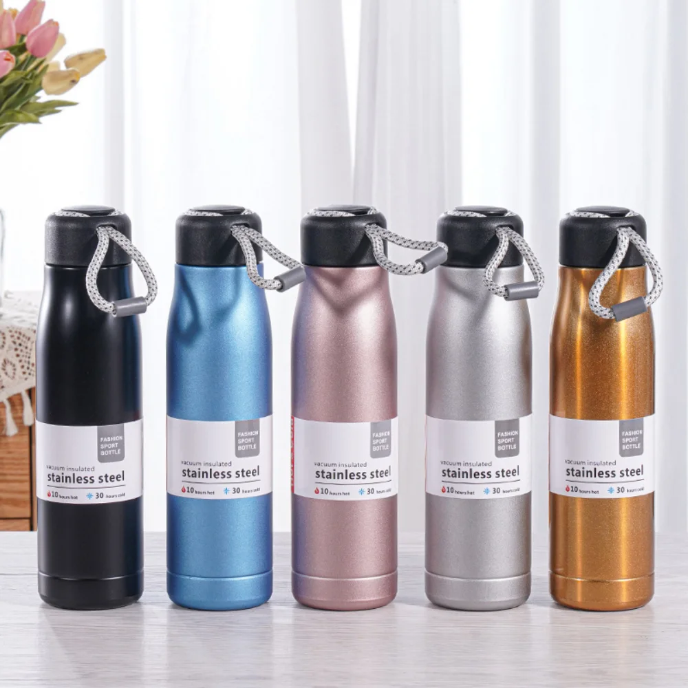 Stainless Steel Thermos with Rope, Vacuum Flask, Insulated Tumbler, Water Bottle, Keep Cold and Hot, High Quality Cup
Stainless Steel Thermos with Rope, Vacuum Flask, Insulated Tumbler, Water Bottle, Keep Cold and Hot, High Quality Cup
