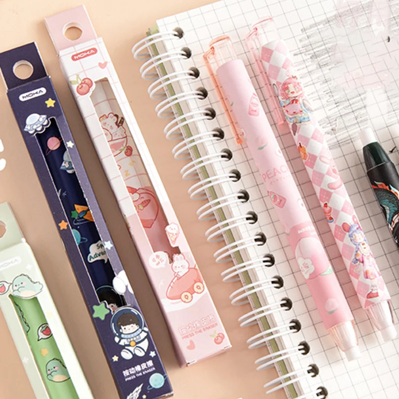 Cute Cartoon Press Retractable Pencil Eraser Correction Pen Type Writing School Supplies Stationery Student Eraser Gifts Office
Cute Cartoon Press Retractable Pencil Eraser Correction Pen Type Writing School Supplies Stationery Student Eraser Gifts Office