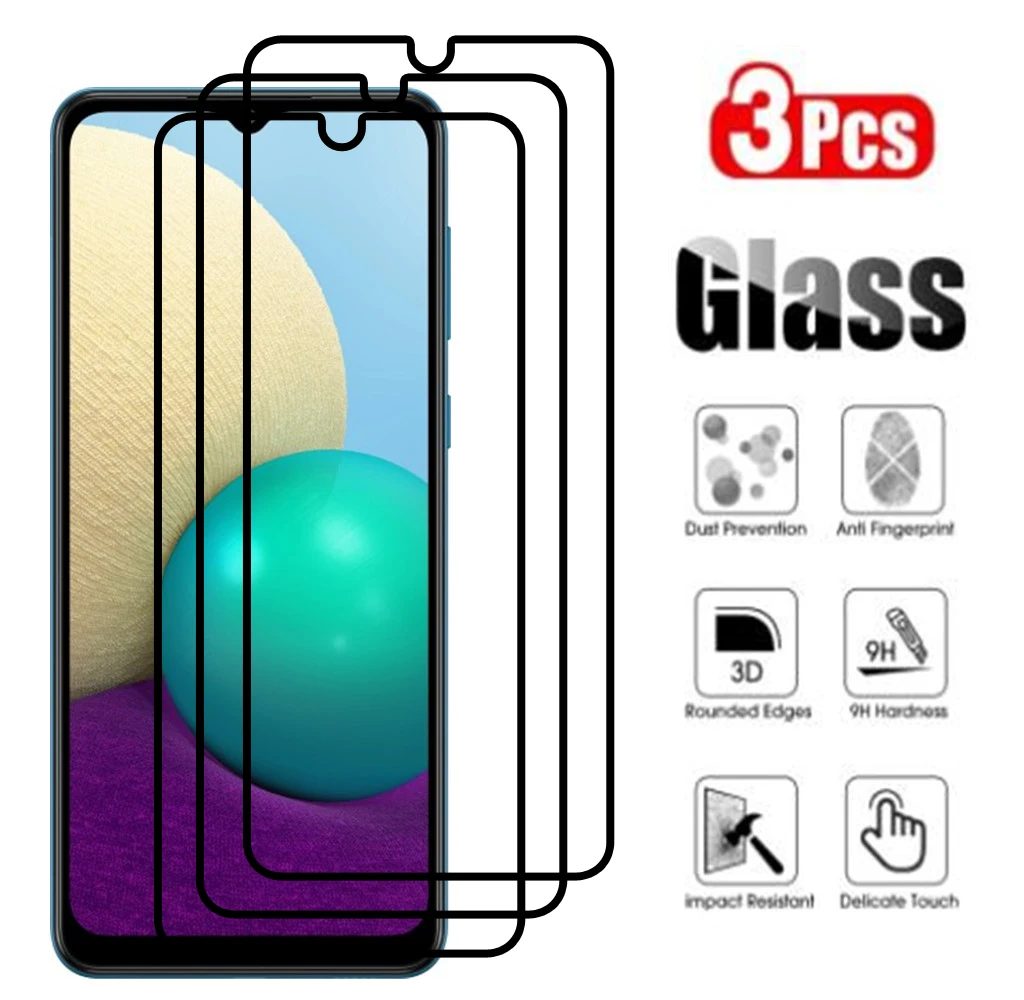3PCS Full Cover Protective Glass For Samsung Galaxy A02 A03 Core A03s A13 A22 A22 A22s A32 A42 A52 A52S A72 F02S 5G Glass Film
3PCS Full Cover Protective Glass For Samsung Galaxy A02 A03 Core A03s A13 A22 A22 A22s A32 A42 A52 A52S A72 F02S 5G Glass Film