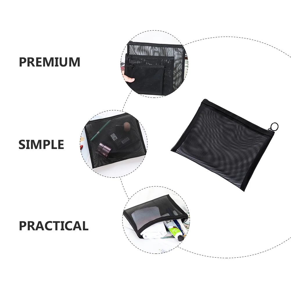 5pcs Mesh Portable Lightweight Toiletry Bag Storage Bag Toiletry Pouch Cosmetic Pouch
5pcs Mesh Portable Lightweight Toiletry Bag Storage Bag Toiletry Pouch Cosmetic Pouch