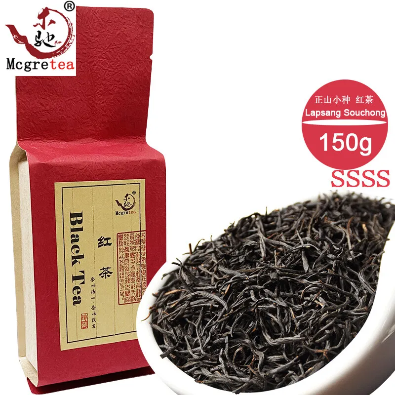 

2022 Fujian Black Chinese Tea Zhengshanxiaozhong Kung Fu Tea Honey Scent Black Chinese Tea 150g No teapot