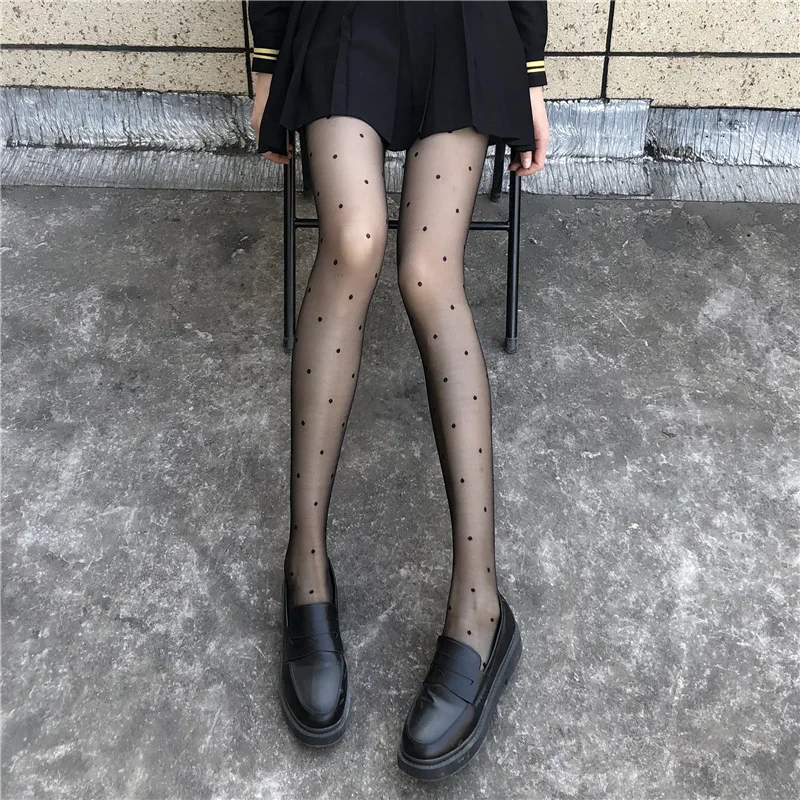 Women Sexy Stockings Elastic Tights Polo Point Silk Stocking Bow Knot Super Thin Black Silk Sexy Women Pantyhose Vintage Socks
Women Sexy Stockings Elastic Tights Polo Point Silk Stocking Bow Knot Super Thin Black Silk Sexy Women Pantyhose Vintage Socks