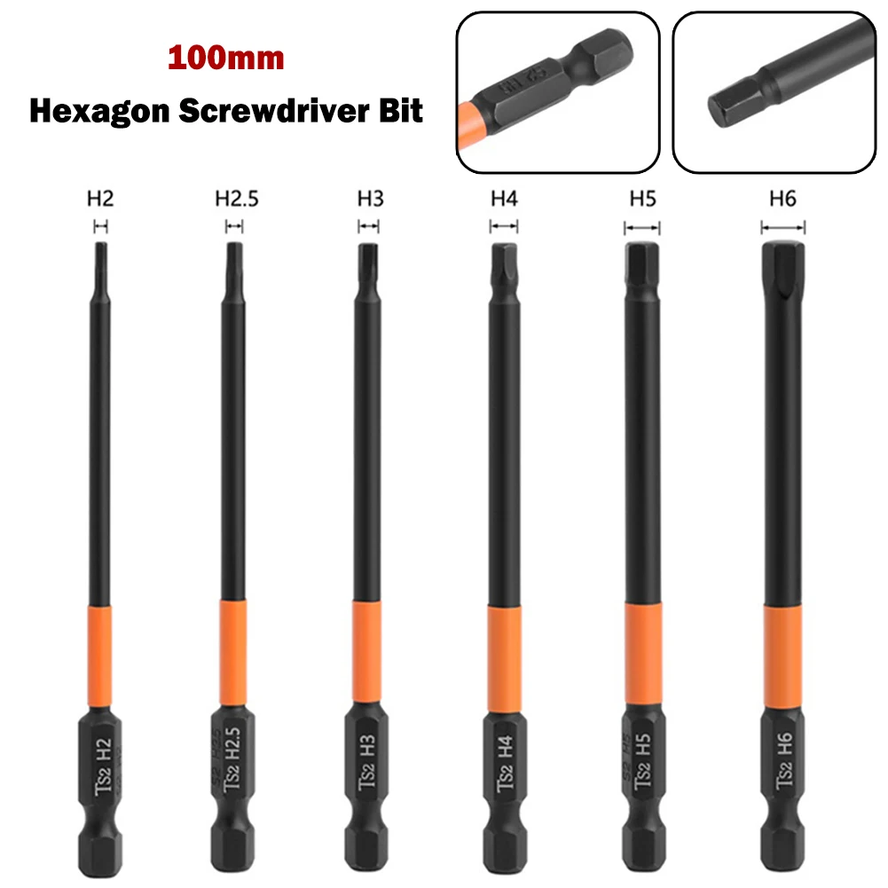 1pc 1/4 Inch Hex Hexagon Screwdriver Bit Quick Change Impact Driver Power Impact Power Dril Length 100mm Alloy Steel Hand Tools
1pc 1/4 Inch Hex Hexagon Screwdriver Bit Quick Change Impact Driver Power Impact Power Dril Length 100mm Alloy Steel Hand Tools