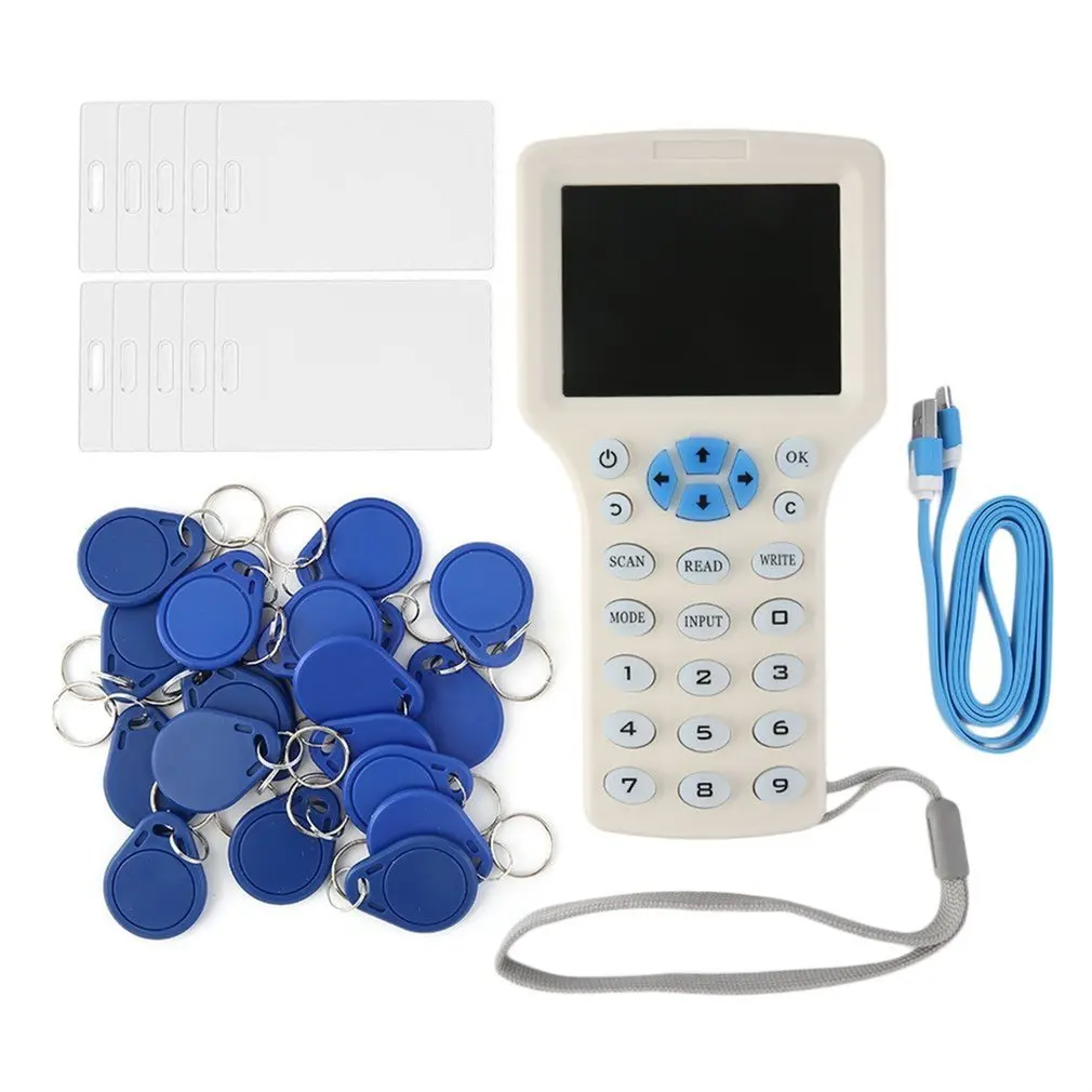 ID IC Copy Frequency RFID Copier ID IC Reader WriterCopy M1 13.56MHZ Encrypted Duplicator Programmer USB NFC UID Tag Key Card
ID IC Copy Frequency RFID Copier ID IC Reader WriterCopy M1 13.56MHZ Encrypted Duplicator Programmer USB NFC UID Tag Key Card