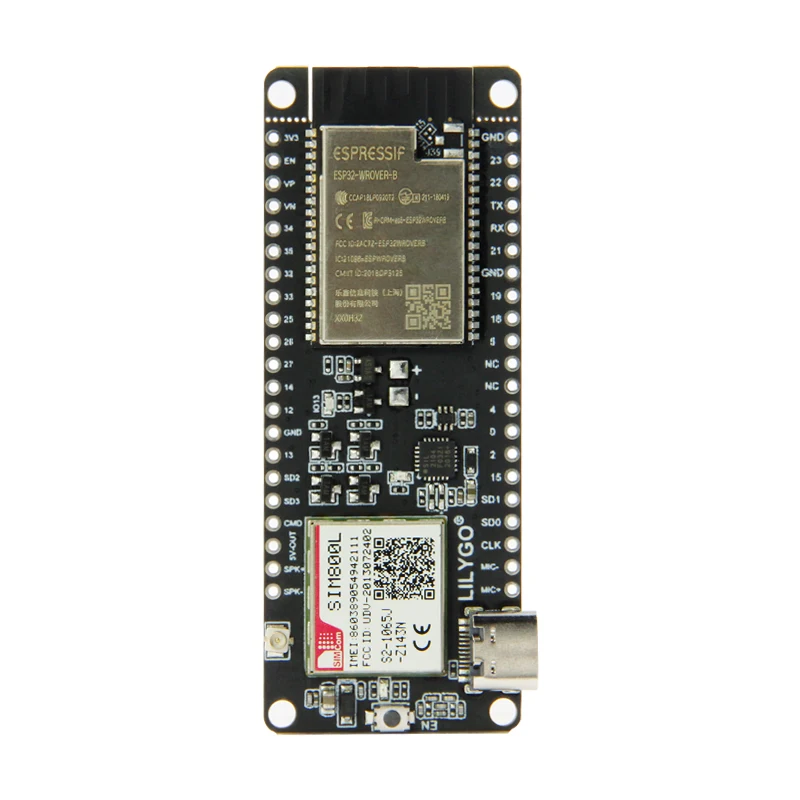 T-Call V1.4 ESP32-WROVER-B WIFI wireless bluetooth module FPC antenna SIM card SIM800L module Dual-band Quad-band for arduino
T-Call V1.4 ESP32-WROVER-B WIFI wireless bluetooth module FPC antenna SIM card SIM800L module Dual-band Quad-band for arduino