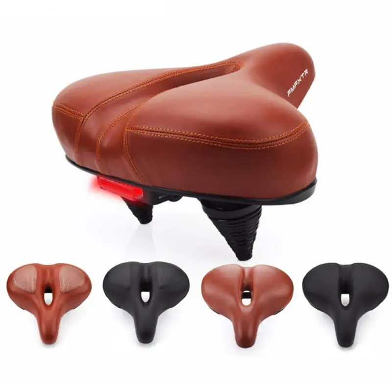 MTB Bike Saddle light Seat Soft Thicken Sponge Plus Wide Comfortable Saddle Seat Spring Shock Absorption Saddle Bicycle Parts
MTB Bike Saddle light Seat Soft Thicken Sponge Plus Wide Comfortable Saddle Seat Spring Shock Absorption Saddle Bicycle Parts