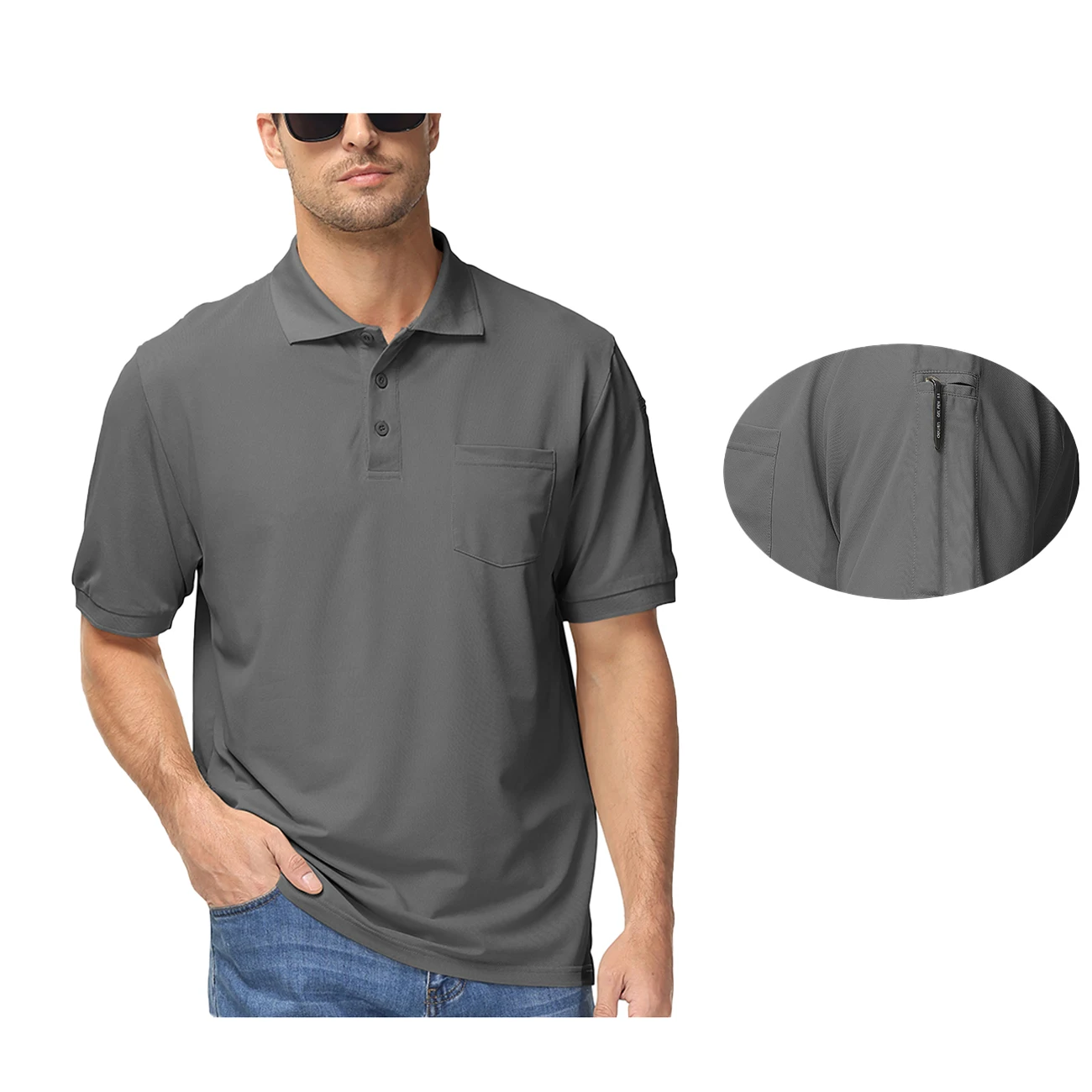 Mens Summer Polo Shirt Golf Shirts Short Sleeve Top T-shirt Breathable Tactical Football Casual Business Shirts with Side Pocket
Mens Summer Polo Shirt Golf Shirts Short Sleeve Top T-shirt Breathable Tactical Football Casual Business Shirts with Side Pocket
