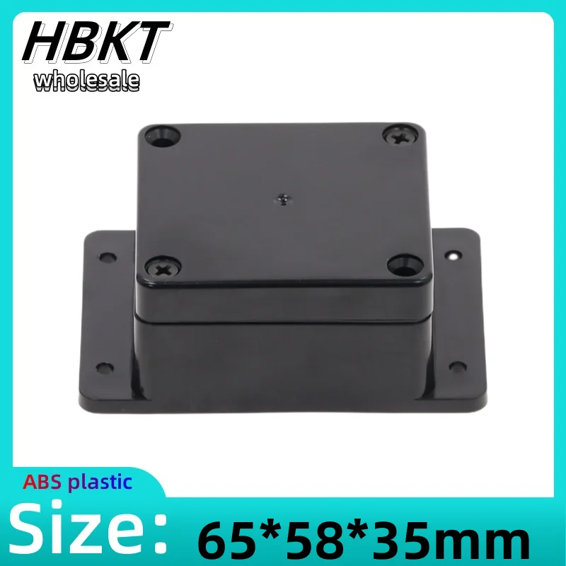 1pcs 65x58x35mm Wall-mounted injection box IP65 waterproof ABS plastic housing for electronics device With Ears
1pcs 65x58x35mm Wall-mounted injection box IP65 waterproof ABS plastic housing for electronics device With Ears
