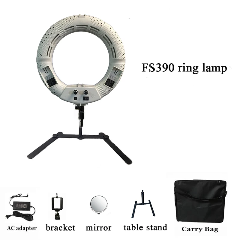 Yidoblo 12 ''38W FS-390II двухцветный SMD СВЕТОДИОДНЫЙ кольцевой светильник для селфи гвозди косметологический светильник с подставкой для смартфона/н...
Yidoblo 12 ''38W FS-390II двухцветный SMD СВЕТОДИОДНЫЙ кольцевой светильник для селфи гвозди косметологический светильник с подставкой для смартфона/н...