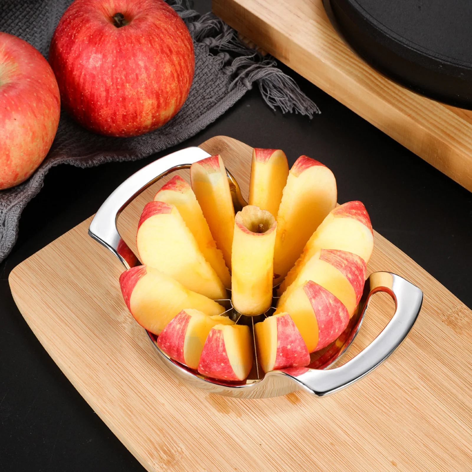 1pc Kitchen Gadget For Fruit Vegetable Cutting Stainless Steel Ultra-Sharp Cutter Durable Practical Kitchen Accessories Tools
1pc Kitchen Gadget For Fruit Vegetable Cutting Stainless Steel Ultra-Sharp Cutter Durable Practical Kitchen Accessories Tools