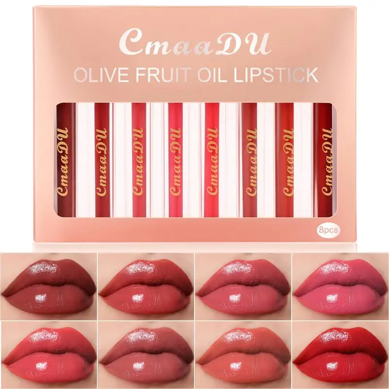 8 Colors Sexy Women Lipstick Waterproof Long Lasting Moist Lip Gloss Vivid Colorful Lipgloss Women Makeup
8 Colors Sexy Women Lipstick Waterproof Long Lasting Moist Lip Gloss Vivid Colorful Lipgloss Women Makeup