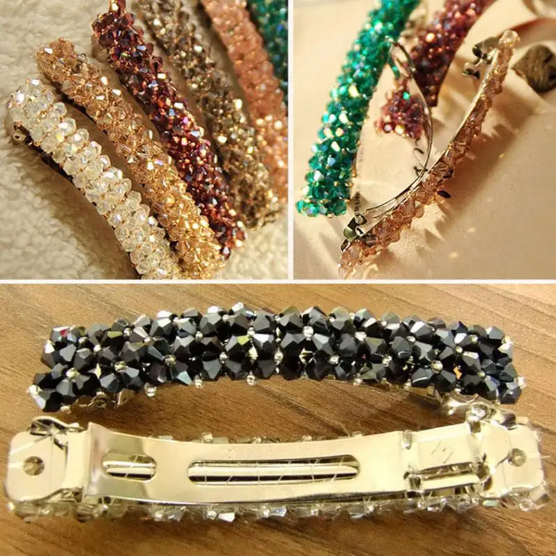 New Korean Elegant Crystal Hairpins Hairgrips Women Fashion Simple Rhinestone Barrettes Hair Clips Hair Accessories
New Korean Elegant Crystal Hairpins Hairgrips Women Fashion Simple Rhinestone Barrettes Hair Clips Hair Accessories