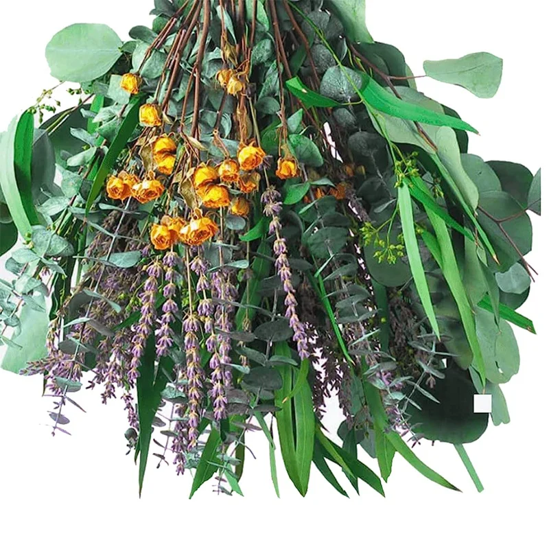 

Eucalyptus& Lavender Flowers Bundles For Shower Real Eucalyptus Leaves Home Decor Shower Decor Wedding Decoration About 43Cm