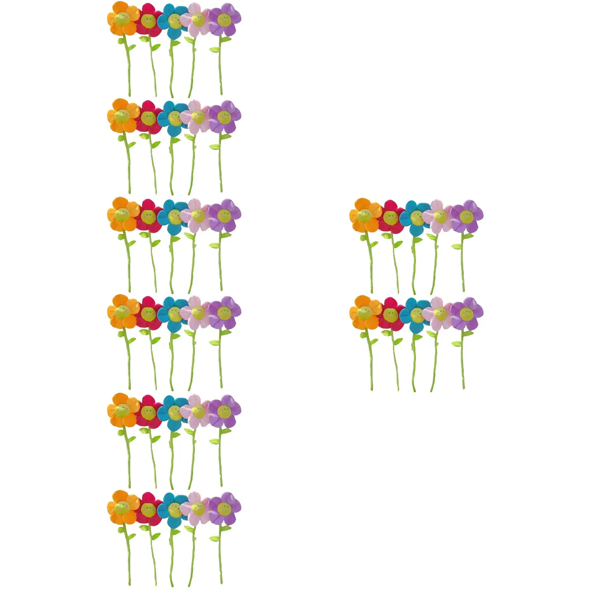 40 pcs Kids Plush Flower Toy Daisy Flower Bouquet Stems Plush Flower with Stems Flower Curtain Holdback
40 pcs Kids Plush Flower Toy Daisy Flower Bouquet Stems Plush Flower with Stems Flower Curtain Holdback