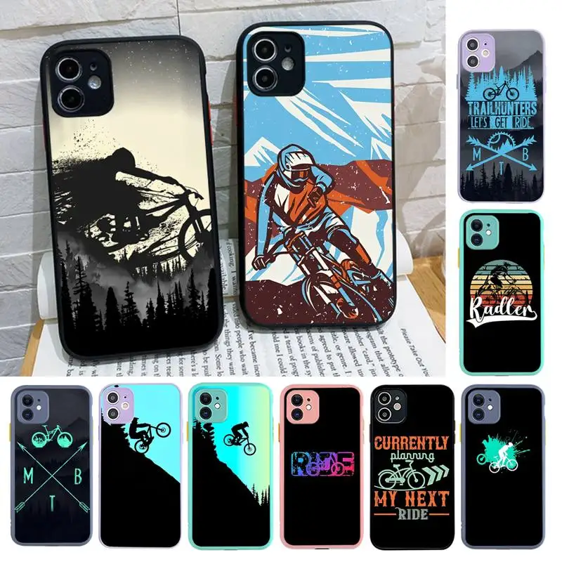Ride Mountain Bike Bicycle Phone Case for iPhone 14 11 12 13 Mini Pro Max 8 7 Plus X XR XS MAX Translucent Matte Cover
Ride Mountain Bike Bicycle Phone Case for iPhone 14 11 12 13 Mini Pro Max 8 7 Plus X XR XS MAX Translucent Matte Cover