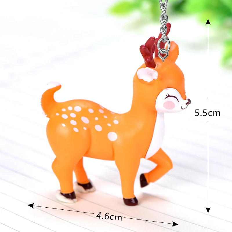 Cute Cartoon Sika Deer Keychain Men Women Mini Anime Elk Couple Key Chain On Bag Car Trinket Wedding Birthday Party Friends Gift
Cute Cartoon Sika Deer Keychain Men Women Mini Anime Elk Couple Key Chain On Bag Car Trinket Wedding Birthday Party Friends Gift