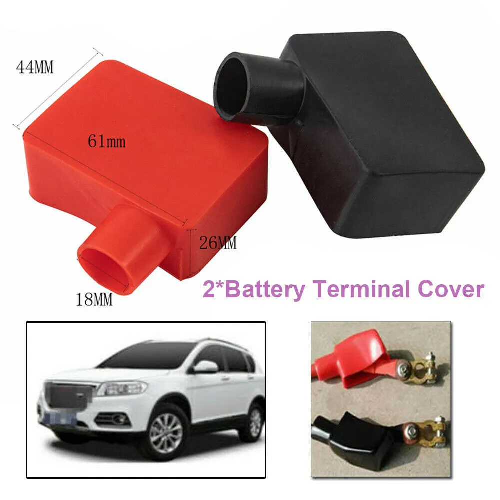 2pcs Car Battery Terminal Covers Black & Red Car Battery Terminal Insulator Wire Connectors Cap Cover Rubber Caps Pair Auto Part
2pcs Car Battery Terminal Covers Black & Red Car Battery Terminal Insulator Wire Connectors Cap Cover Rubber Caps Pair Auto Part