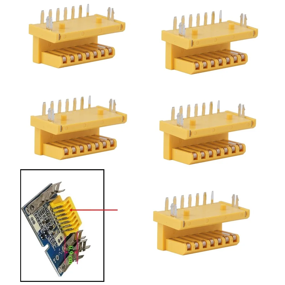 1/2/5pcs Charging Protection Board Connector Terminal For 18V Li-ion BatteryAdapterConverter BL1850 BL1830 PCB accessory
1/2/5pcs Charging Protection Board Connector Terminal For 18V Li-ion BatteryAdapterConverter BL1850 BL1830 PCB accessory