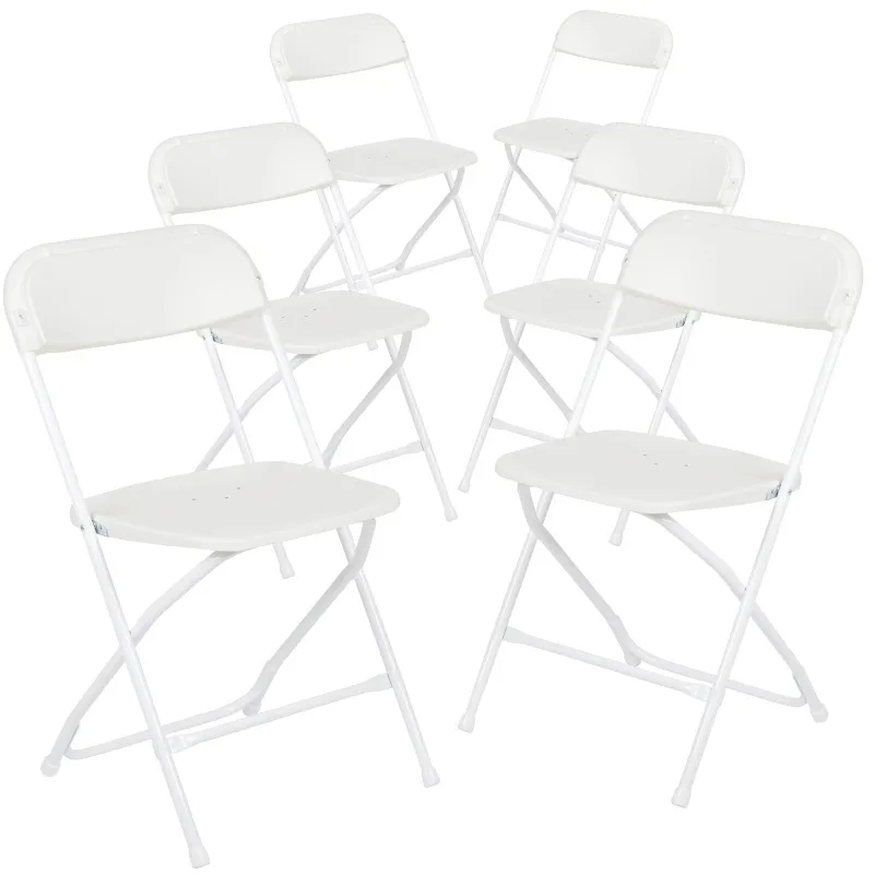 Flash Furniture Hercules™ Series Plastic Folding Chair - White - 6 Pack 650LB Weight Capacity Comfortable Event Folding Chair 
Flash Furniture Hercules™ Series Plastic Folding Chair - White - 6 Pack 650LB Weight Capacity Comfortable Event Folding Chair