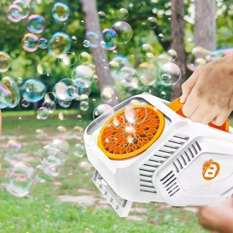 Automatic Soap Bubble Making Toy Portable Rocket Bubbles Machine Electric Toys Kids Summer Outdoor Blower Toys Children Gifts
Automatic Soap Bubble Making Toy Portable Rocket Bubbles Machine Electric Toys Kids Summer Outdoor Blower Toys Children Gifts