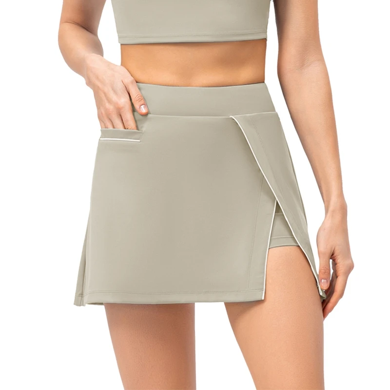 2In1 Anti-Expose Women's Tennis Skirts High Waist Athletic Split Hem Running Workout Skirts With Pockets Built-in Shorts
2In1 Anti-Expose Women's Tennis Skirts High Waist Athletic Split Hem Running Workout Skirts With Pockets Built-in Shorts