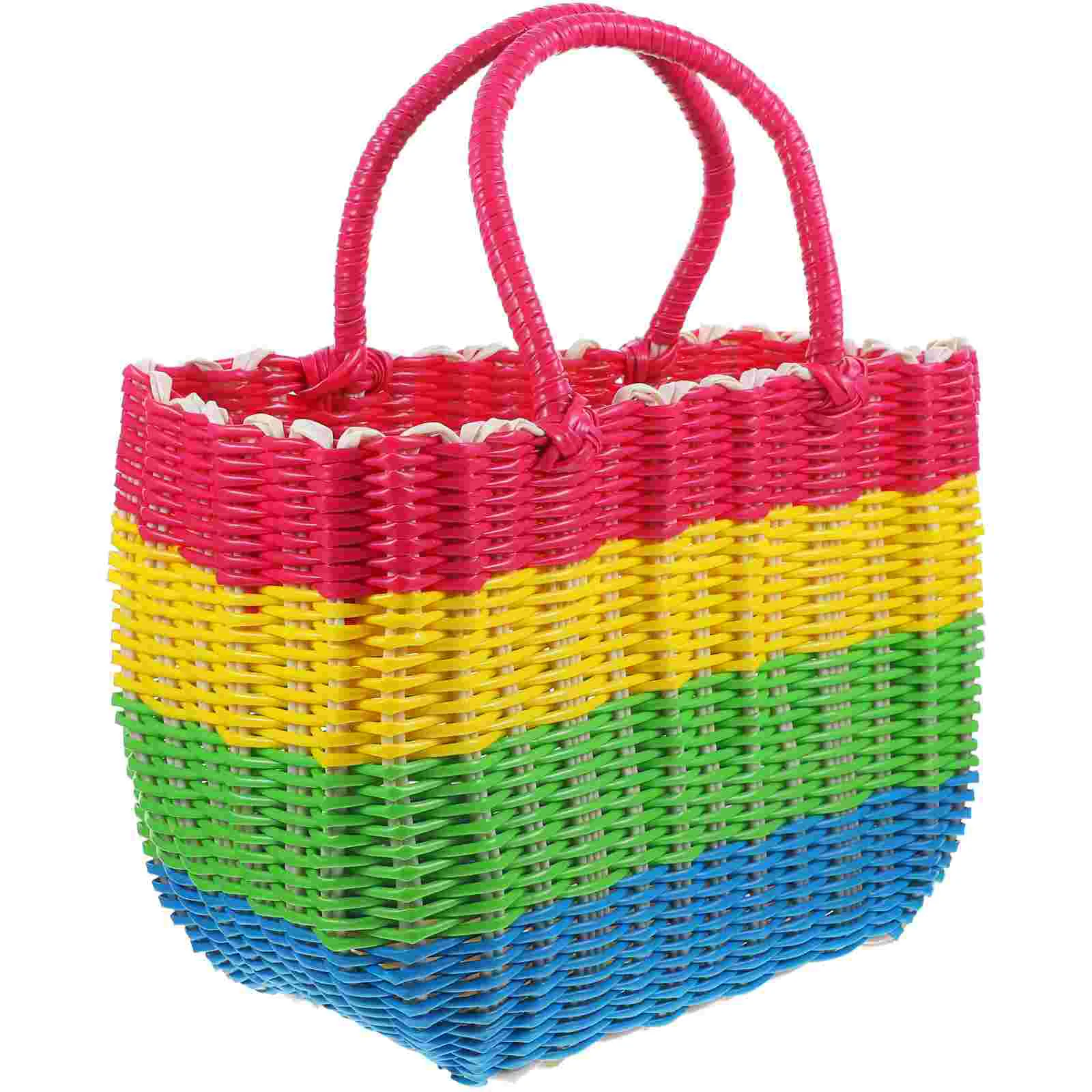 Groceries Vegetable Basket Shopping Plastic Gift Picnic Weaving Storage Bathroom Organizing Portable Household
Groceries Vegetable Basket Shopping Plastic Gift Picnic Weaving Storage Bathroom Organizing Portable Household