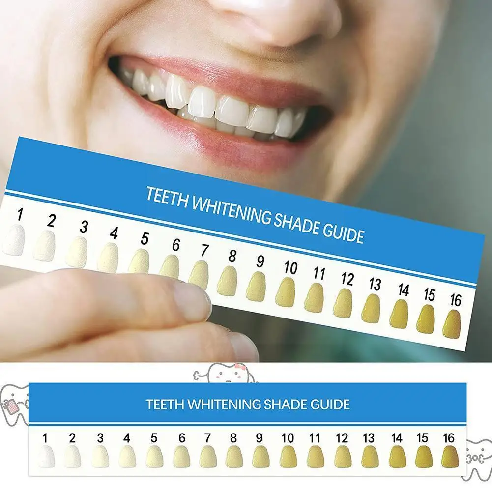 10pcs 16 Colors Cold Light Teeth Whitening Color Palette Card Shade Teeth Supplies Contrast Card Dental Comparison Professi W7P8
10pcs 16 Colors Cold Light Teeth Whitening Color Palette Card Shade Teeth Supplies Contrast Card Dental Comparison Professi W7P8