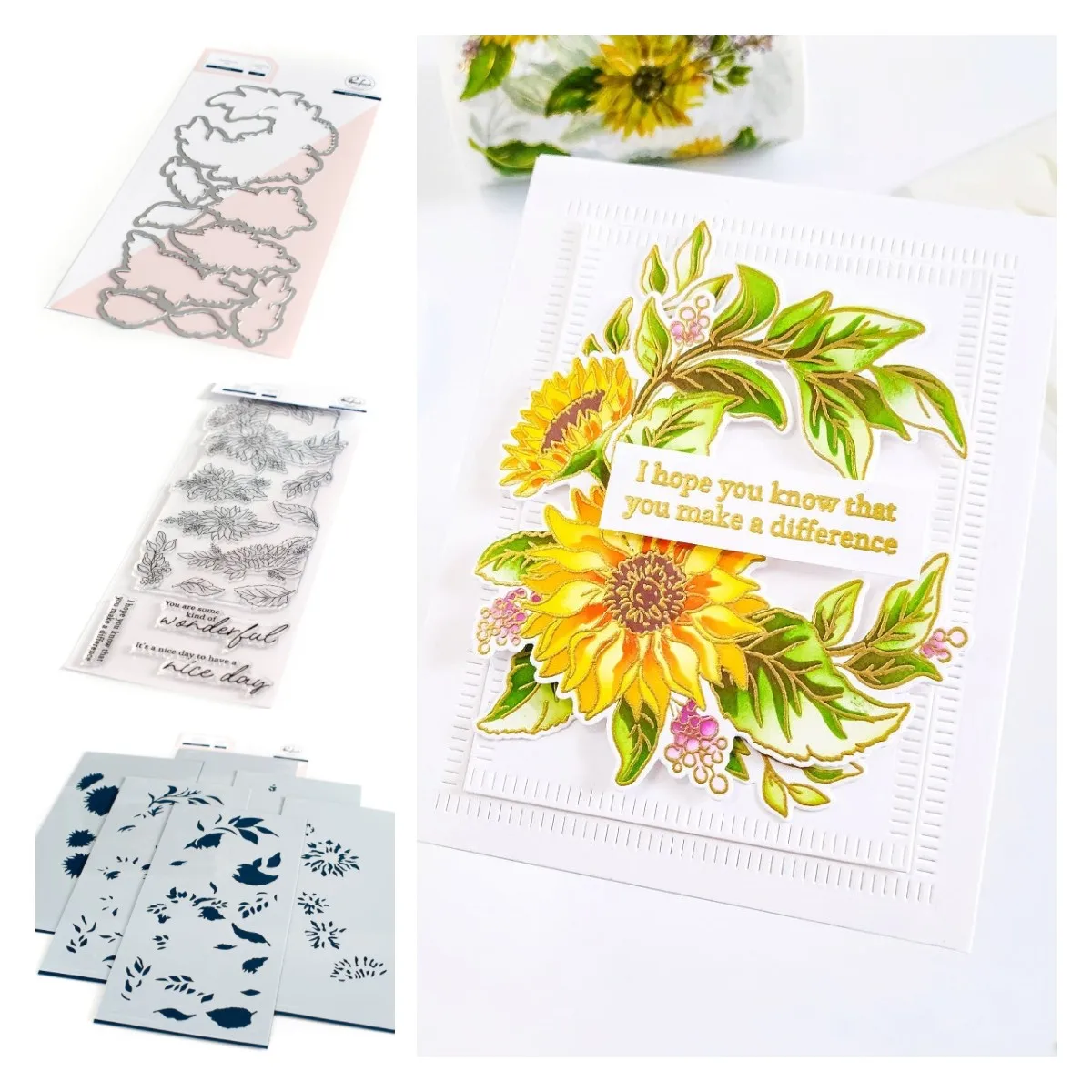 2022 Summer Blooming Sunflowers Floral Cutting Dies Clear Stamps and Stencils Diy Craft Paper Cards Decoration Embossing Molds
2022 Summer Blooming Sunflowers Floral Cutting Dies Clear Stamps and Stencils Diy Craft Paper Cards Decoration Embossing Molds