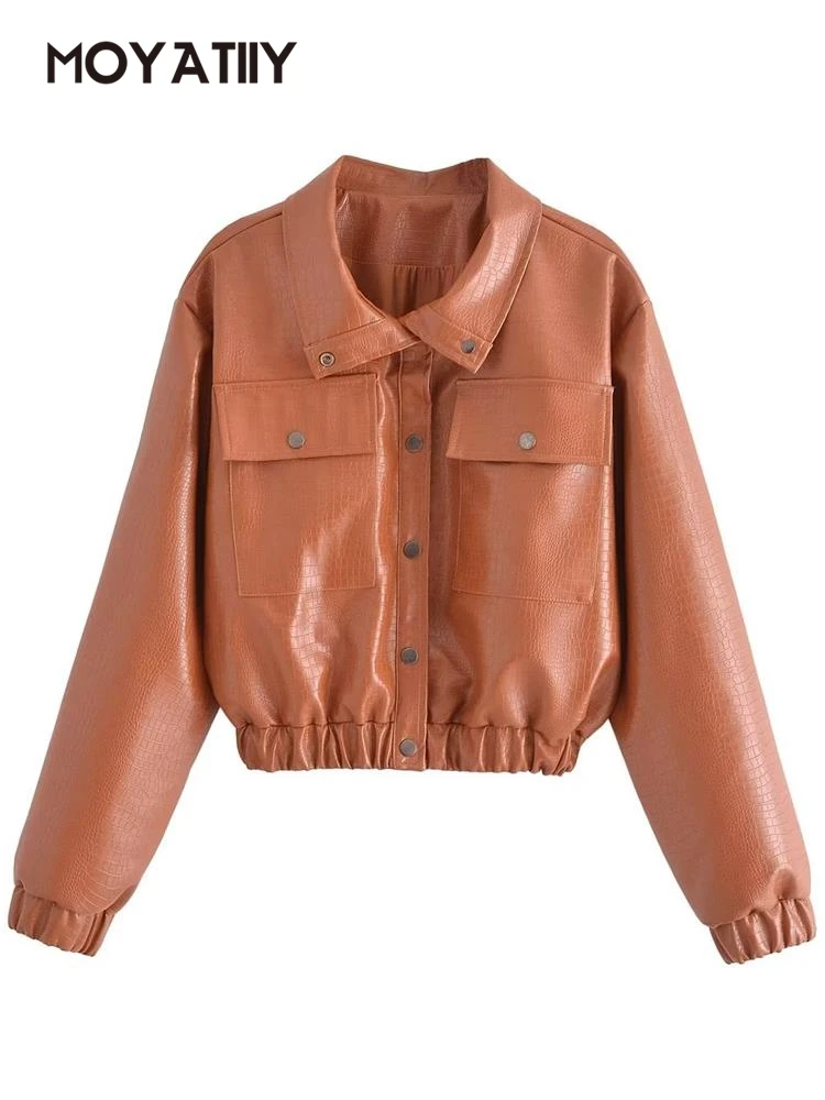 MOYATIIY Women 2022 Fashion Winter Thick Jacket Coat Oversized Khaki Faux Leather Coats Vintage 2022 Female Chic Tops
MOYATIIY Women 2022 Fashion Winter Thick Jacket Coat Oversized Khaki Faux Leather Coats Vintage 2022 Female Chic Tops