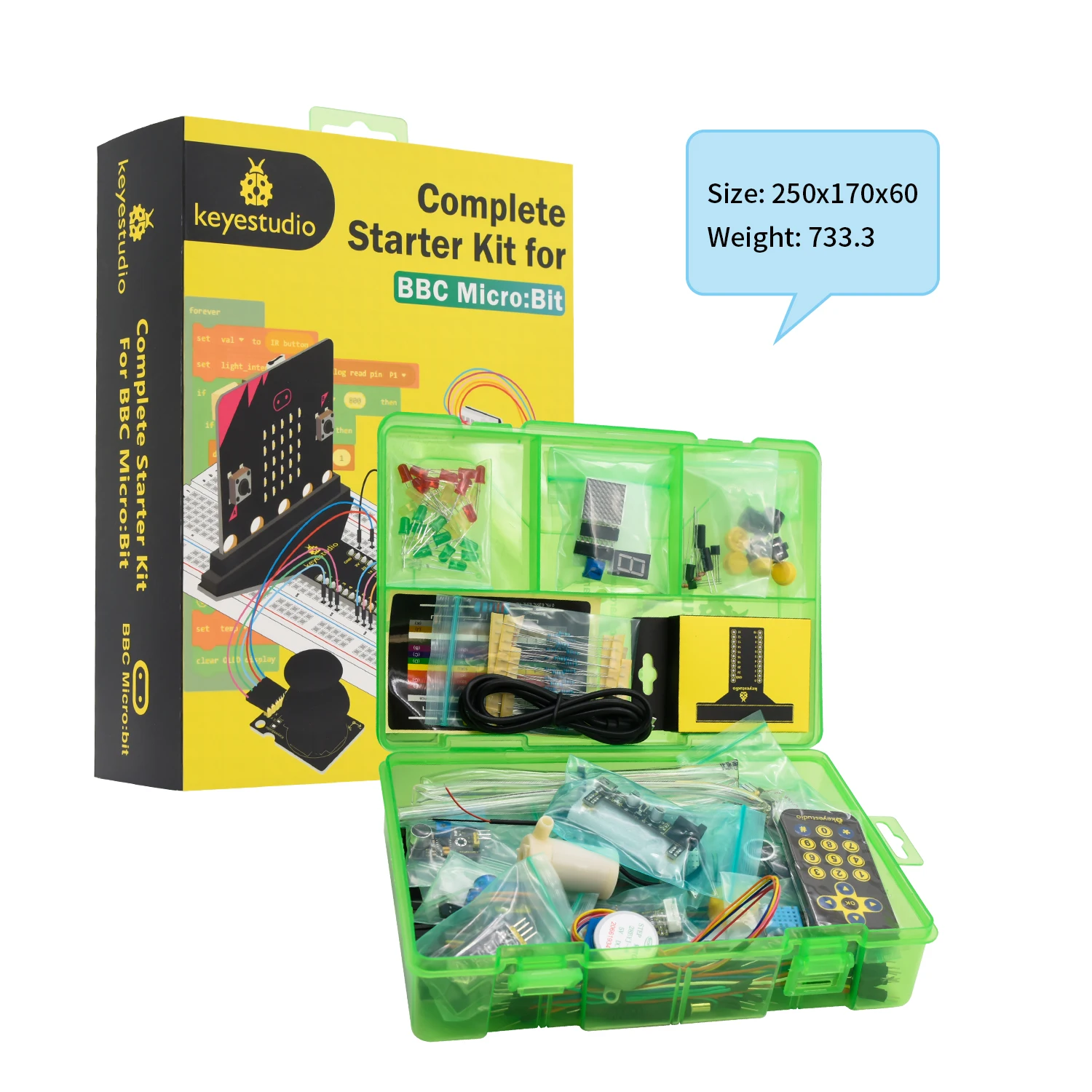 Keyestudio полный стартовый комплект для BBC Micro:bit без Micro:bit материнская плата
Keyestudio полный стартовый комплект для BBC Micro:bit без Micro:bit материнская плата