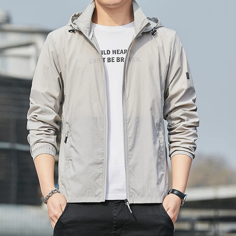 Men Summer Zip Pockets UV Sun Protection Jackets Skin Coats Mens Breathable Ultra-Light Windbreaker Men's Hooded Outdoor Jackets
Men Summer Zip Pockets UV Sun Protection Jackets Skin Coats Mens Breathable Ultra-Light Windbreaker Men's Hooded Outdoor Jackets