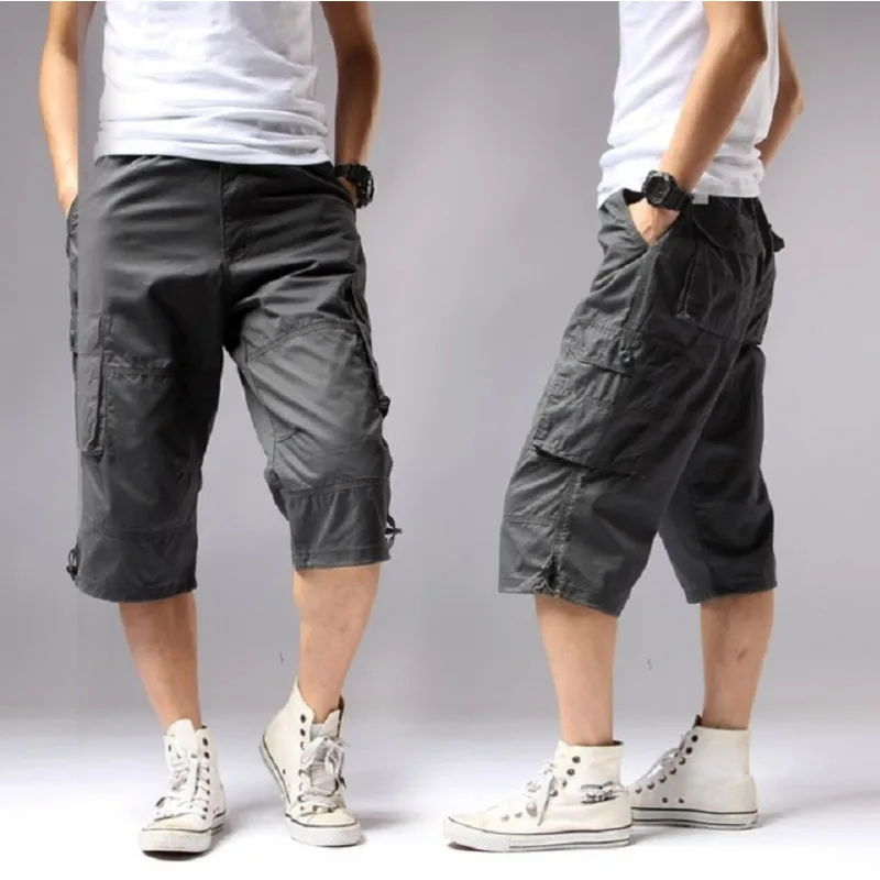 2022 Summer Long Length Cargo Shorts Men Knee Pocket Casual Cotton Elastic Waist Bermudas Men Military Style Capri Breeche Army
2022 Summer Long Length Cargo Shorts Men Knee Pocket Casual Cotton Elastic Waist Bermudas Men Military Style Capri Breeche Army