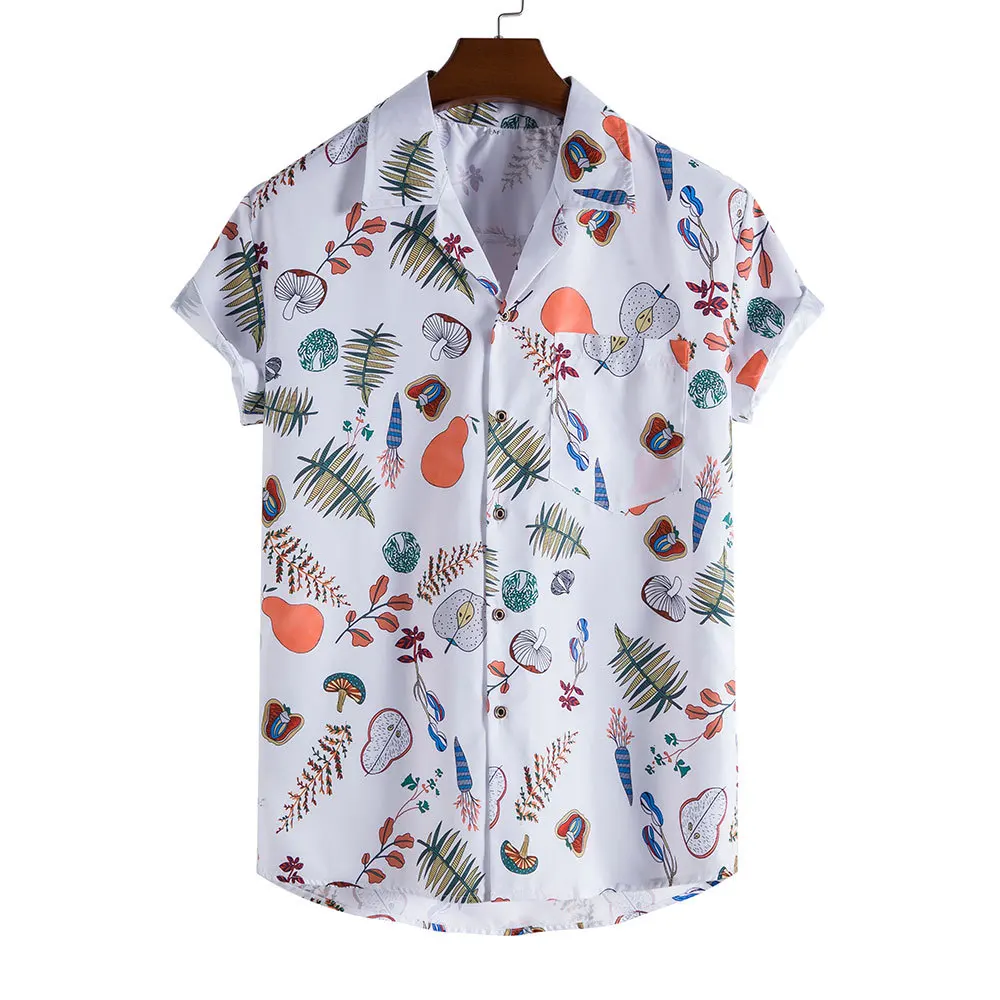 Men Summer Hawaiian Shirt Fashion Retro Men's Casual Cartoon Print Short Sleeve Lapel Shirt Top Hawaiian Blouse Chemise Homme
Men Summer Hawaiian Shirt Fashion Retro Men's Casual Cartoon Print Short Sleeve Lapel Shirt Top Hawaiian Blouse Chemise Homme