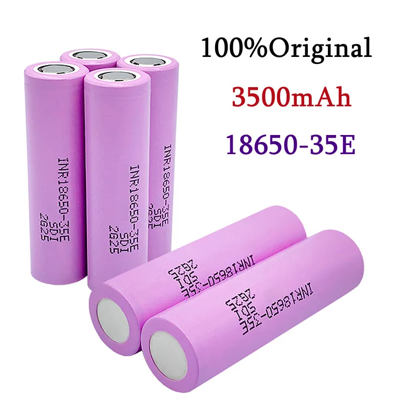 1-10 actual capacity original power 18650 lithium battery 35E 3500mAh 3.7V 25A high power inr18650 electric tools 
1-10 actual capacity original power 18650 lithium battery 35E 3500mAh 3.7V 25A high power inr18650 electric tools