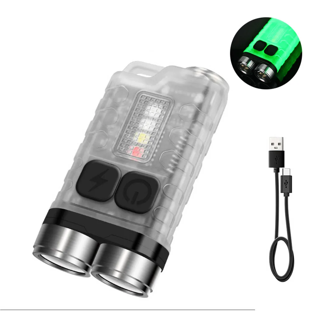 Mini EDC Keychain Magnet Flashlight Light 1000LM USB C Rechargeable Torch Small Portable Pocket LED Flash Light
Mini EDC Keychain Magnet Flashlight Light 1000LM USB C Rechargeable Torch Small Portable Pocket LED Flash Light