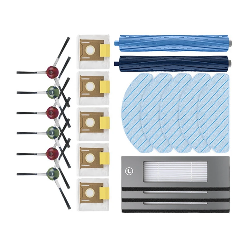 1 Set Main Side Brush Filter Mop Cloth And Dust Bag Spare Parts For ECOVACS Deebot T9 AIVI T9 AIVI+ Robot Vacuum Cleaner
1 Set Main Side Brush Filter Mop Cloth And Dust Bag Spare Parts For ECOVACS Deebot T9 AIVI T9 AIVI+ Robot Vacuum Cleaner