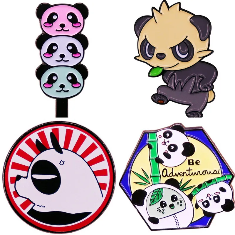 Anime Panchams Panda Enamel Pin Brooch Metal Badges Lapel Pins Brooches for Backpacks Luxury Designer Jewelry Accessories
Anime Panchams Panda Enamel Pin Brooch Metal Badges Lapel Pins Brooches for Backpacks Luxury Designer Jewelry Accessories