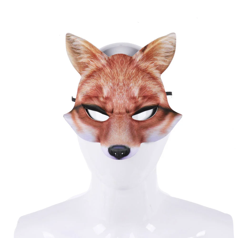 Funny Furry Fox Masks Half Face Eye Mask Cosplay Props Halloween Carnival Party Animal Cosplay Mask Masquerade Accessories
Funny Furry Fox Masks Half Face Eye Mask Cosplay Props Halloween Carnival Party Animal Cosplay Mask Masquerade Accessories