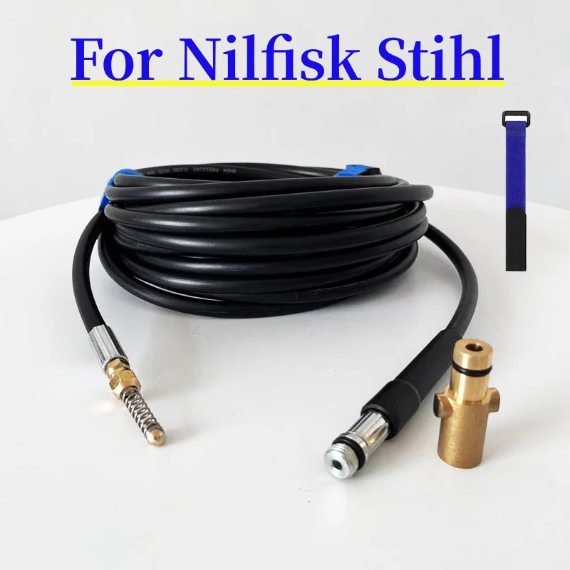 0.5m~40m Sewer Drain Water Cleaning Hose Pipe Cleaner Kit For Nilfisk Stihl Pressure Washers Nozzle Car Wash Hose Sewage Pipe
0.5m~40m Sewer Drain Water Cleaning Hose Pipe Cleaner Kit For Nilfisk Stihl Pressure Washers Nozzle Car Wash Hose Sewage Pipe