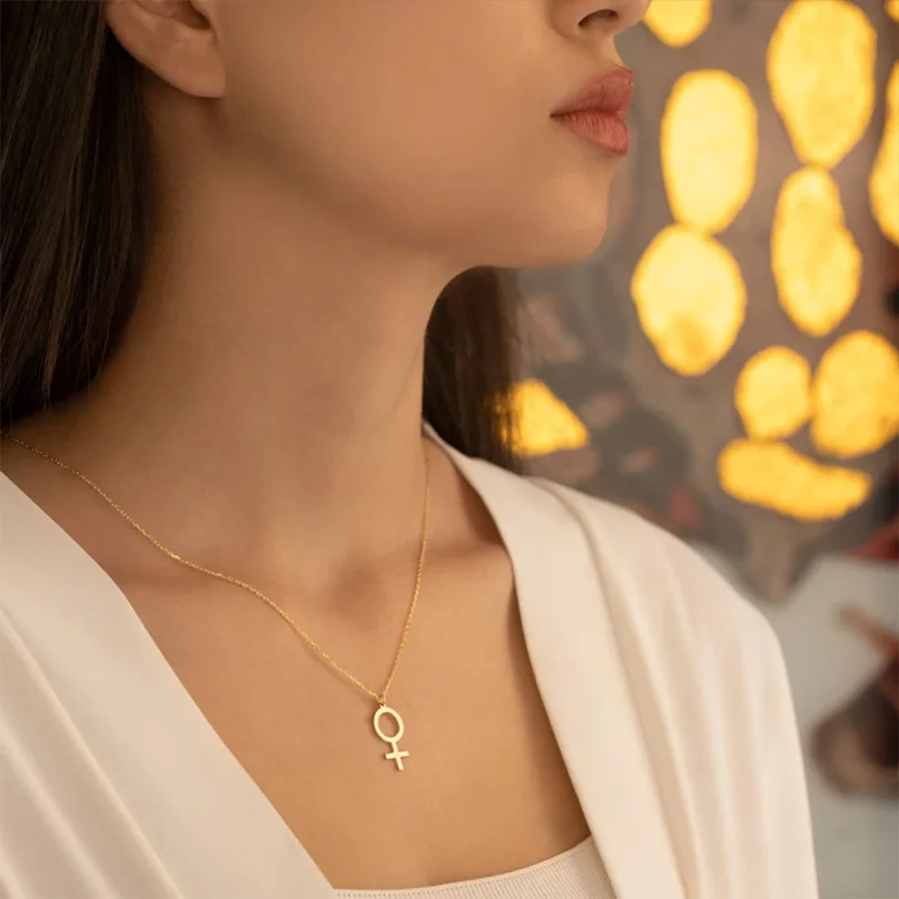 Stainless Steel Necklaces Gender Symbol Girls Pendant Collar Chain Fashion Necklace For Women Men Jewelry Friend Best Gifts NEW
Stainless Steel Necklaces Gender Symbol Girls Pendant Collar Chain Fashion Necklace For Women Men Jewelry Friend Best Gifts NEW
