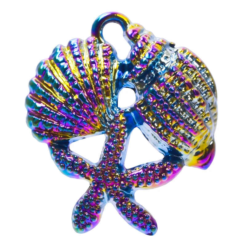4pcs/Lot Rainbow Color Seashell Conch Starfish Charm Alloy Pendant For Necklace Earrings Bracelet Jewelry Making Diy Accessories
4pcs/Lot Rainbow Color Seashell Conch Starfish Charm Alloy Pendant For Necklace Earrings Bracelet Jewelry Making Diy Accessories