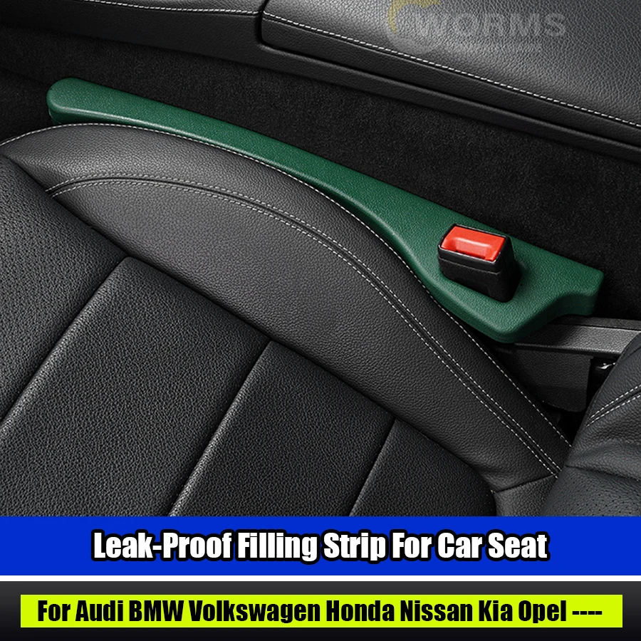 

Car Seat Gap Filler Pockets Phone Cards Holder Storage Organizers Multifuntion Auto PU Leather Seats Leak Stop Pad Soft Padding