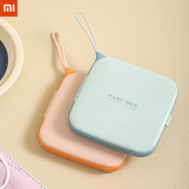 Xiaomi Square Mask Box Portable Portable Dust Mask Storage Box Anti-dirty Flip Cover Plastic Temporary Storage Clip with Handle
Xiaomi Square Mask Box Portable Portable Dust Mask Storage Box Anti-dirty Flip Cover Plastic Temporary Storage Clip with Handle