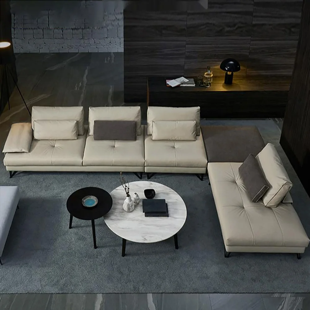Modern Minimalist Real Leather Large Apartment Living Room Furniture Luxury High-End Sofa
Modern Minimalist Real Leather Large Apartment Living Room Furniture Luxury High-End Sofa