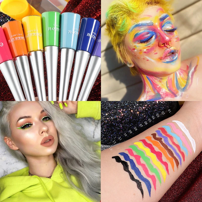17 Colors Liquid Eye Liner Smooth Waterproof Eyeliner Colorful Matte Long Lasting Eye Makeup Women Eye Beauty Cosmetic Tool
17 Colors Liquid Eye Liner Smooth Waterproof Eyeliner Colorful Matte Long Lasting Eye Makeup Women Eye Beauty Cosmetic Tool