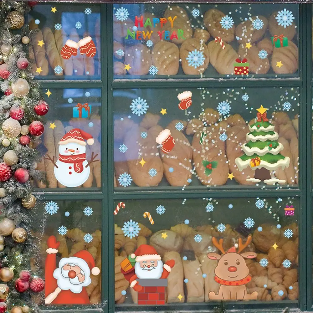 Ornament Home Decoration Glass Clings Santa Claus Snowflake Merry Christmas Stickers Snowman Reindeer Shopwindow Decals
Ornament Home Decoration Glass Clings Santa Claus Snowflake Merry Christmas Stickers Snowman Reindeer Shopwindow Decals