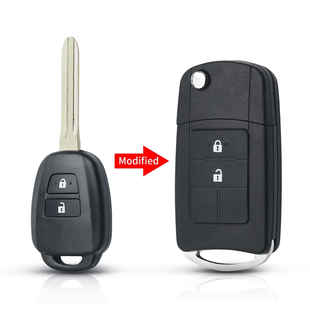 Новый Автомобильный ключ KEYYOU для Toyota Reiz Corolla Camry RAV 2014 2015, 2/3/4 кнопок TOY43, модифицированный откидной складной дистанционный ключ с корпусом
Новый Автомобильный ключ KEYYOU для Toyota Reiz Corolla Camry RAV 2014 2015, 2/3/4 кнопок TOY43, модифицированный откидной складной дистанционный ключ с корпусом